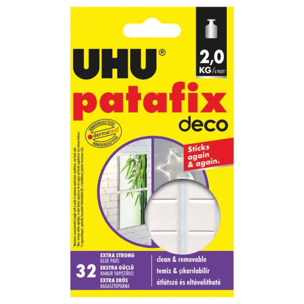 Ljepilo-jastučići 32x Patafix deco UHU 40660 bijelo