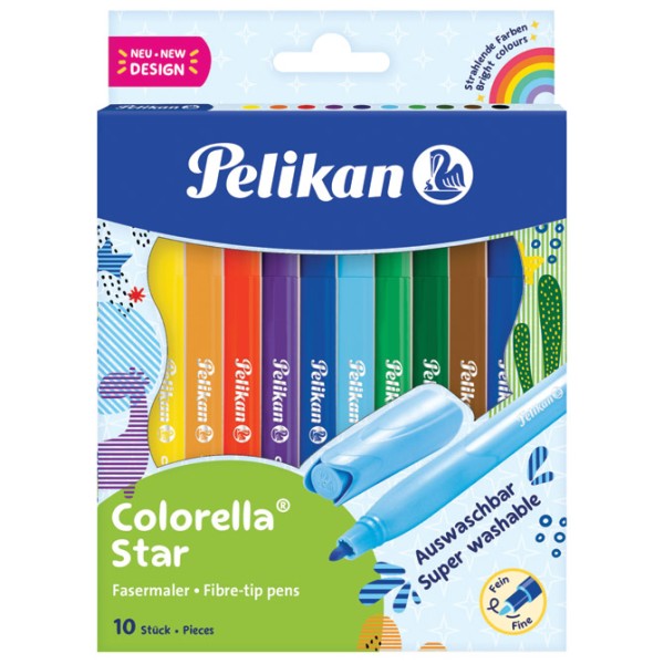 Flomaster školski 10boja Colorella star Pelikan