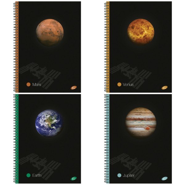 Blok kolegij A4 crte 70L Planets Elisa