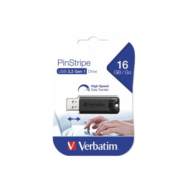 USB stick Verbatim 3.2 Gen1 16GB Pinstripe