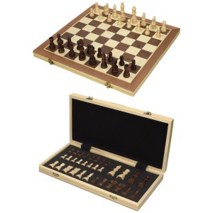 ŠAH U DRVENOJ KUTIJI 38X19X5cm