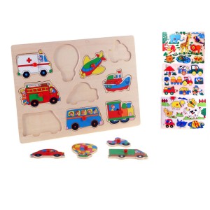 PUZZLE DRVENE 30*22,5cm SORT