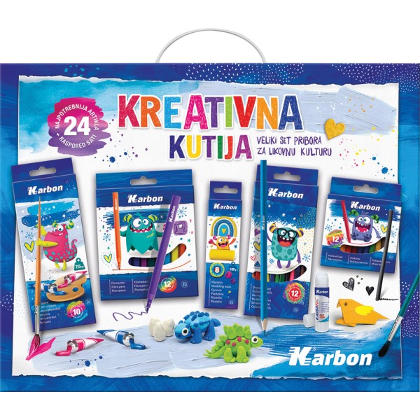 Set za likovni Karbon