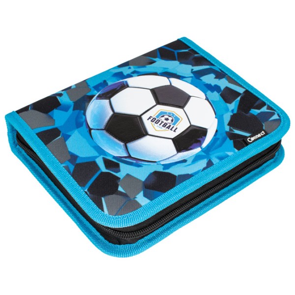 Pernica puna 1zip 2preklopa Football Blue 1A 25.Connect