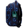 Ruksak školski-notebook anatomski Blue Football Head