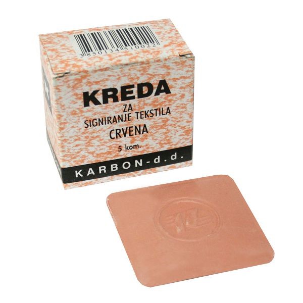 Kreda krojačka KARBON plava/crvena