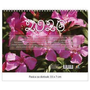 Kalendar "Cvijeće 2026" 13...