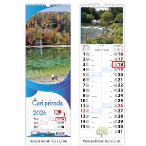 Kalendar ČARI PRIRODE 13L...