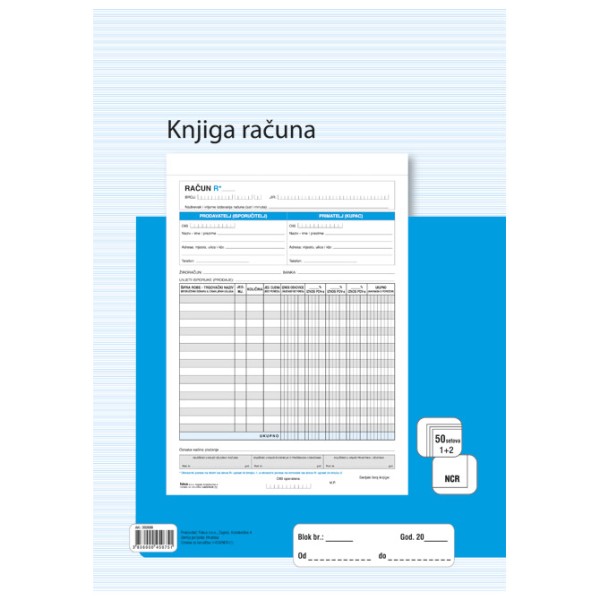 Knjiga računa A4 I-409/NCR