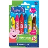 Boje voštane 6boja jumbo Noris Junior Peppa Pig Staedtler