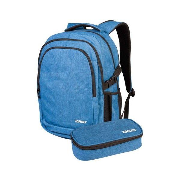 Target ruksak i pernica URB-X set 2/1 Melange Blue