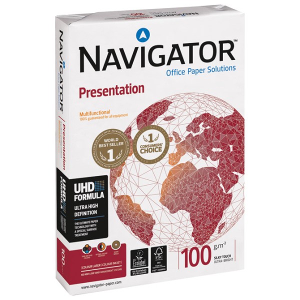 Papir ILK Navigator A4 100g Presentation pk500
