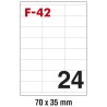 Etikete ILK 70x35mm Fornax F-42