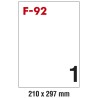Etikete ILK 210x297mm Fornax F-92
