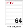 Etikete ILK 48,5x16,9mm Fornax F-10