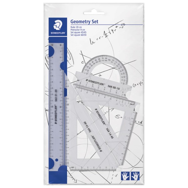 Geometrijski set 1/4 Staedtler 569 PB4-0